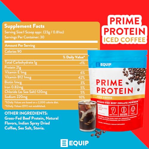 Equip Foods Prime Protein - Grass Fed Beef Protein Powder Isolate - Paleo and Keto Equip Au supplements
