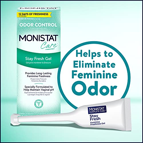 Monistat Stay Fresh Gel, Odor Eliminating Gel for Feminine Care, Fragrance Free Vaginal Gel, Prefilled Monistat Au supplements
