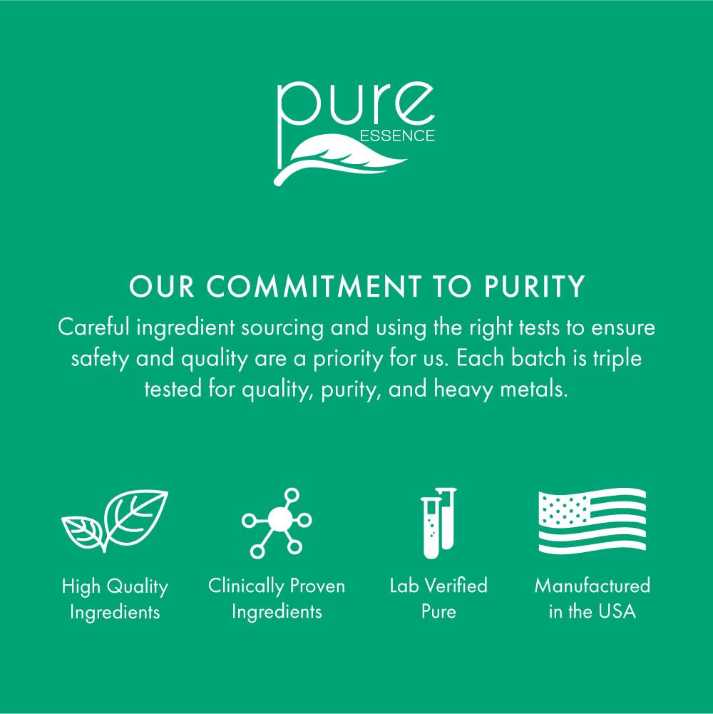 Energy Plus by Pure Essence - Caffeine Free, All Natural Herbal Energy and Focus Supplement - Smooth, No Jitters No Crash - 60 Tablets PURE ESSENCE LABS Au supplements