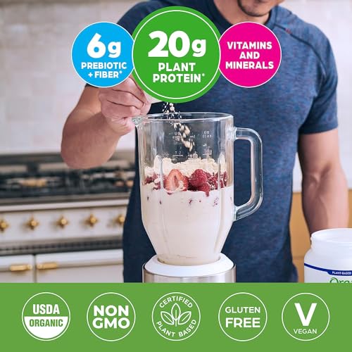 Orgain Organic Vegan Meal Replacement Protein Powder, Vanilla Bean - 20g Plant Based Orgain Au supplements