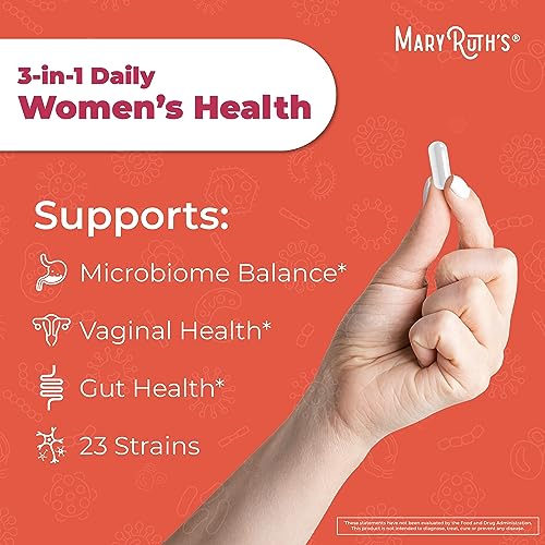 MaryRuth's 3-in-1 Daily Health Probiotics for Women | Clinically Tested | Hormone Support MaryRuth Organics Au supplements