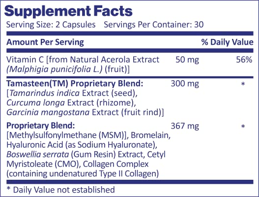 Nordic Healthy Living Joint Food AS SEEN ON TV | Powered by Clinically Studied Tamasteen | Joint Mobility and Comfort with Triple Action Formula (1 Month Supply) Nordic Healthy Living Au supplements