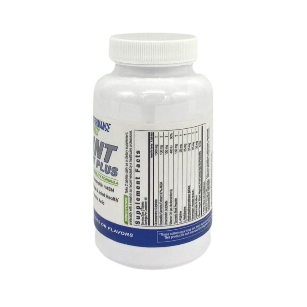PERFORMANCE INSPIRED Nutrition Joint Support Plus – Glucosamine, Chondroitin, Turmeric & BioPerine – Triple Strength Joint Comfort & Mobility Support – 90 Count PERFORMANCE INSPIRED Au supplements