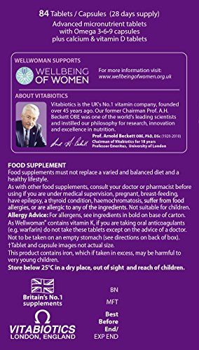 Vitabiotics Wellwoman Max, 84 Capsules Vitabiotics Au supplements