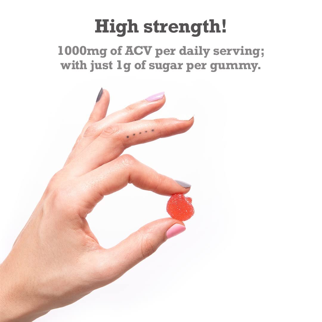 Apple Cider Vinegar Gummies with The Mother 1000mg Enhanced with Vitamin B12 & Folic Free Soul Au supplements