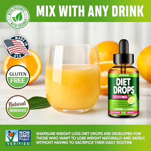 (Pack of 2) Weight Loss Drops - Made in USA - Appetite Suppressant for Women & Men SHAPELINE Au supplements