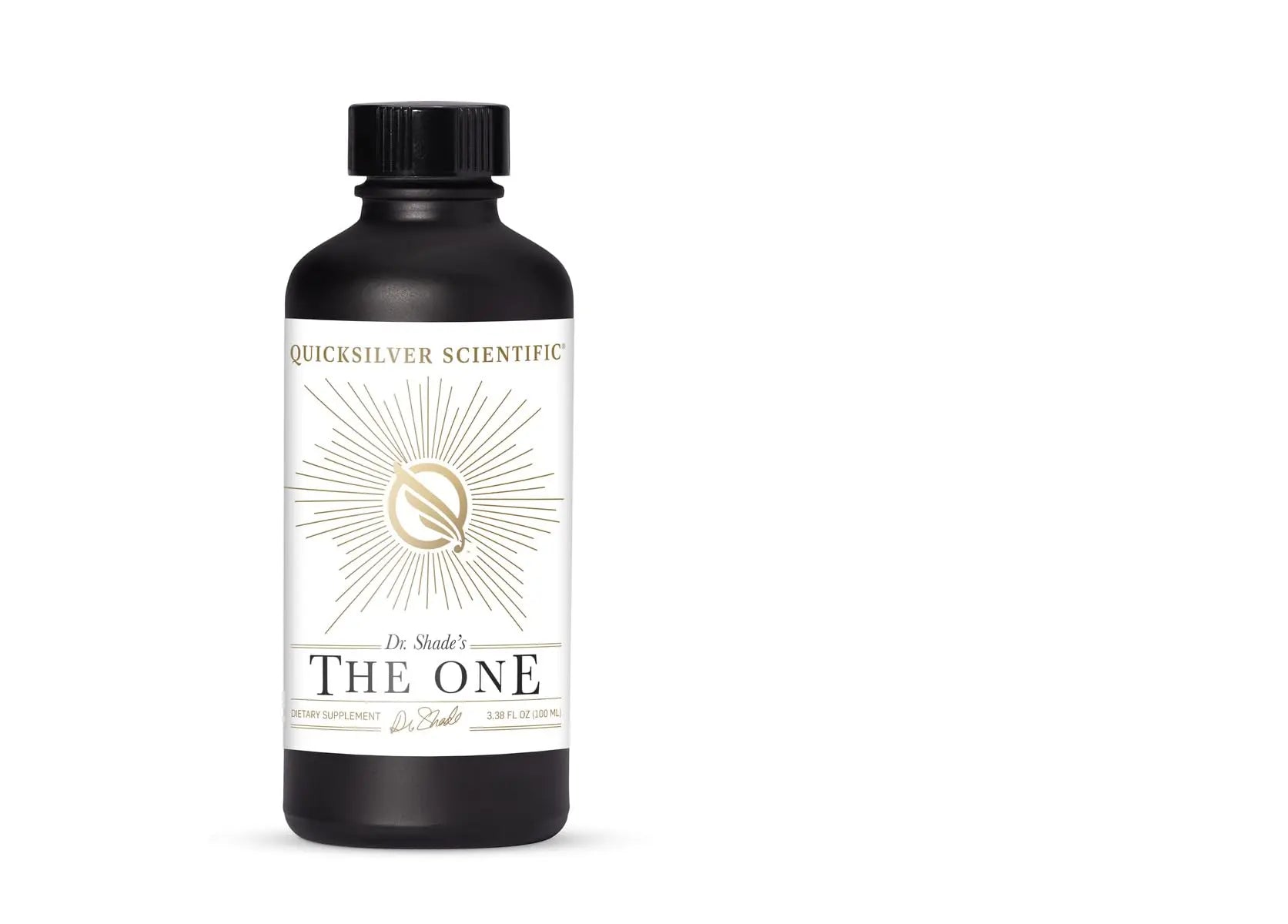 Quicksilver Scientific The ONE Mitochondrial Elixir - Mitochondria Supplement to Support Cellular Health with Phosphatidylcholine, Resveratrol, Reishi Mushroom & CoQ10 Liquid (3.38 Fl oz / 100ml) Quicksilver Scientific Au supplements