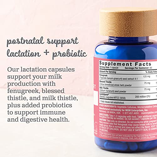 Mommy's Bliss Postnatal Lactation Support Supplement with Probiotics: Support Breastfeeding Mommy's Bliss Au supplements