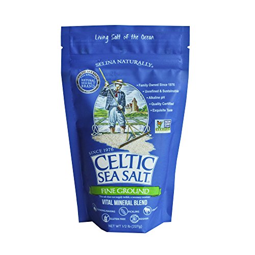 Celtic Sea Salt, Fine Ground, 8 Ounce, 0.5 Pound (Pack of 1) Celtic Sea Salt Au supplements