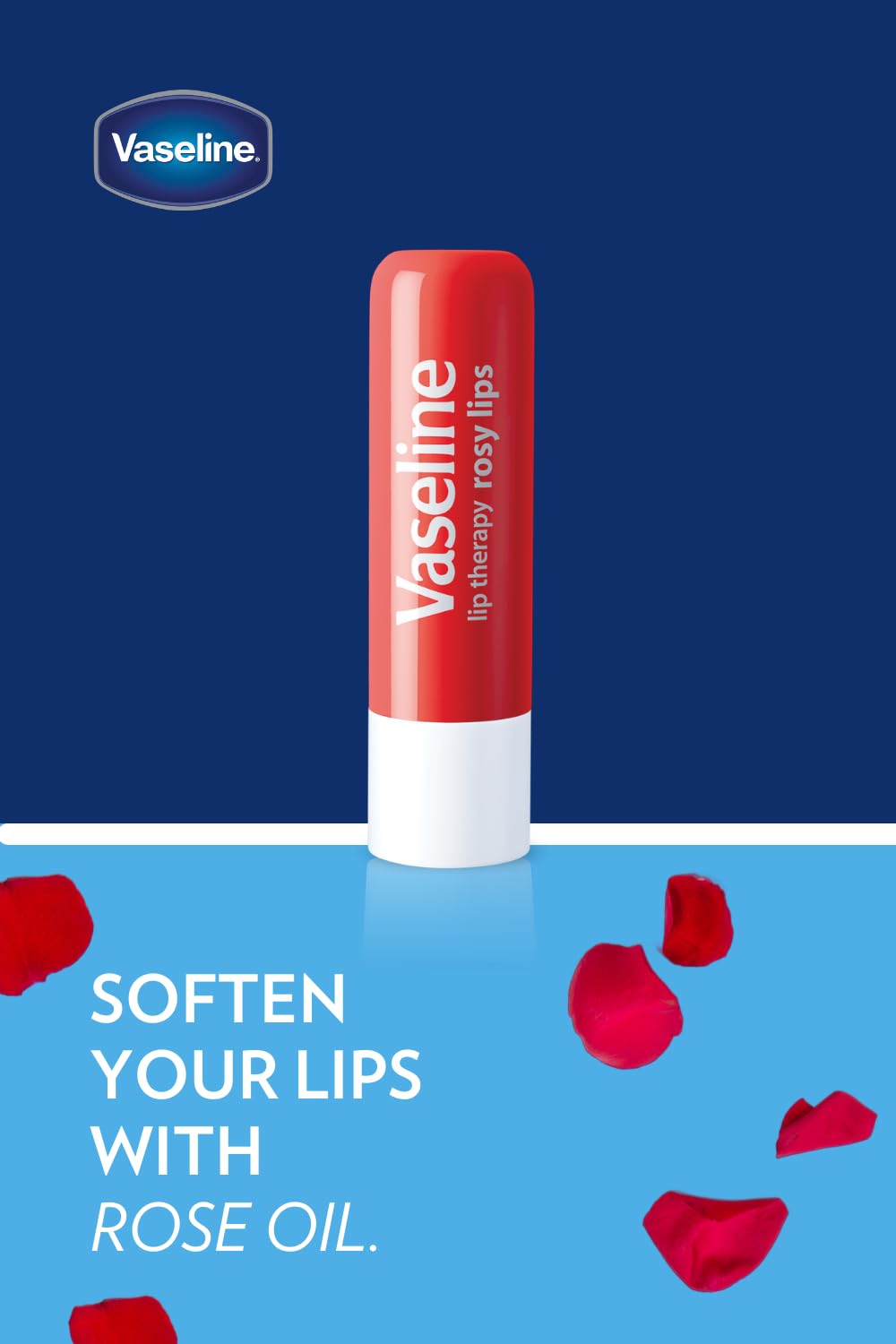 Vaseline Lip Therapy Care Rosy, Fast-Acting Nourishment, Ideal for Chapped, Dry, Cracked, or Damaged Lips, Lip Balm, 4-Pack, 0.16 Oz Each Vaseline Au supplements
