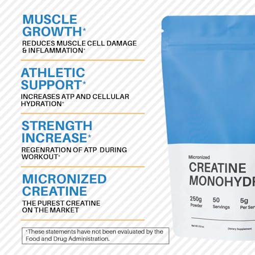 Donson Creatine Monohydrate for Women Booty Gain – 8.8oz Creatine Powder Donson Au supplements