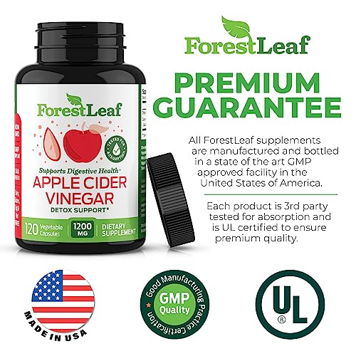 ForestLeaf - Apple Cider Vinegar Capsules with Cayenne Pepper Powder 1200mg ForestLeaf Au supplements