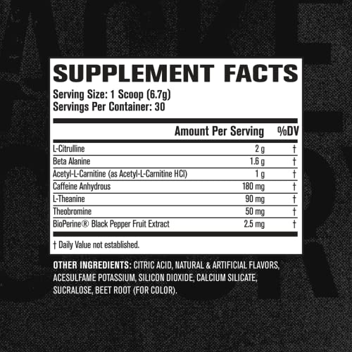 Jacked Factory NITROSURGE Shred Pre Workout Supplement - Energy Booster, Instant Jacked Factory Au supplements