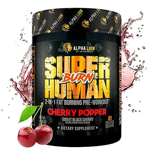 ALPHA LION Superhuman Burn 2-in-1 Metabolism Booster Pre Workout ALPHA LIONAU supplements