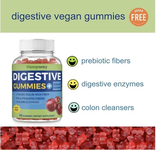 HEMPWAY Fiber Gummies for Digestive Colon Cleanse - Health & Daily Weight Support HEMPWAY Au supplements