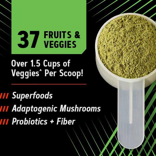 GNC AMP Amplified Greens Superfoods Performance Blend - Vegan Athlete Superfood Drink - Blueberry Pomegranate - 9.9 Oz (30 Servings) GNC Au supplements
