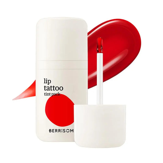 Berrisom Lip Tattoo Tint Pack 6g – Waterproof, Peel‑Off Lip Stain, Smudge‑Resistant & 32H Long‑Lasting Color, Hydrating Low‑Irritation Formula, 5 Color (Red Core) BerrisomAU supplements
