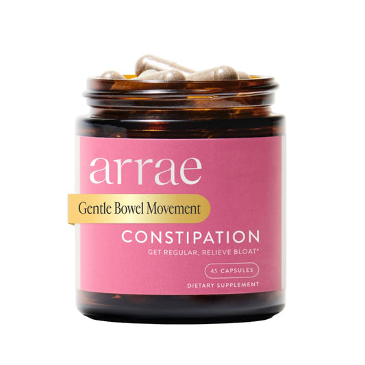 Arrae Constipation Relief Capsules – Gentle, Natural Bowel Support – Clinically Proven for Regularity & Comfort – Non-Stimulant, Overnight Relief – 45 Capsules ArraeUS supplements