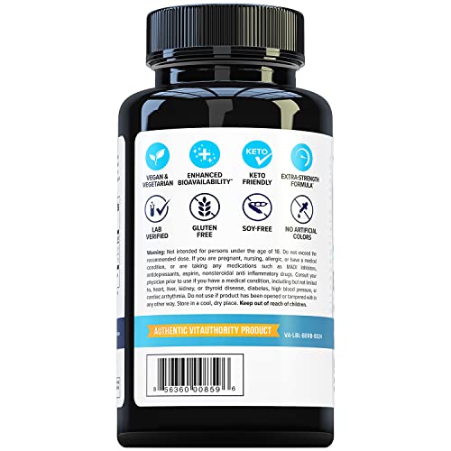 Vitauthority Extra Strength Berberine with Ceylon Cinnamon High Absorption Vitauthority Au supplements