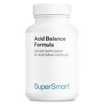 Supersmart Acid Balance Formula (Advanced Complex) - with Zinc L-Carnosine, Slippery Elm Extract, Licorice Root | Non-GMO & Gluten Free - 90 Vegetarian Capsules Supersmart Au supplements