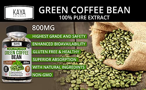 Kaya Naturals Green Coffee Bean 60ct - Weight Management Kaya Naturals Au supplements