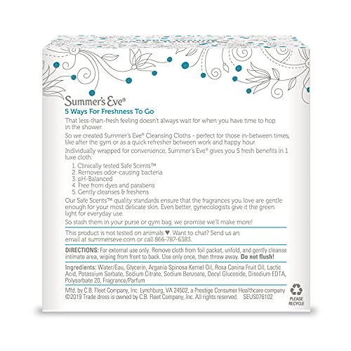 Summer's Eve Cleansing Wipes, Sunset Oasis, 16 count Summer's Eve Au supplements