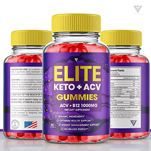 (3 Pack) Elite Keto ACV Gummies AVC, Elite Keto Plus ACV Advanced Weight Loss Gummies Fyvus Au supplements