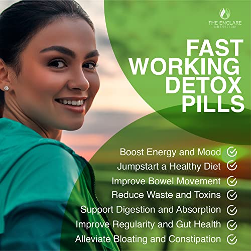 Colon Cleanser Detox. Premium 15 Day Fast-Acting Detox Cleanse Diet Pills, Probiotic THE ENCLARE NUTRITION Au supplements
