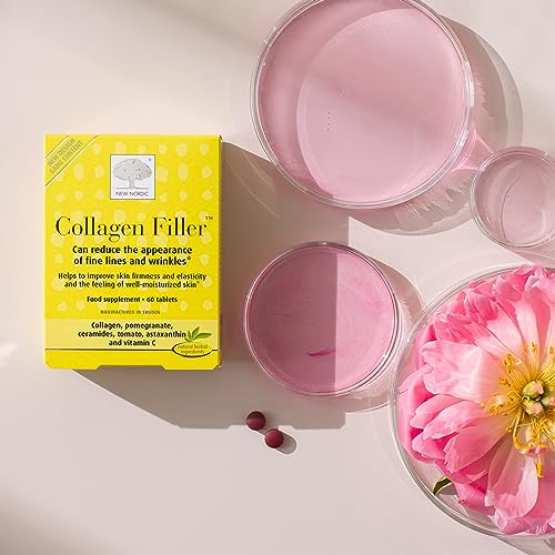 New Nordic Skin Care Collagen Filler 60 Tablets - Reduce The Formation of Wrinkles with Marine Collagen New Nordic Ltd Au supplements
