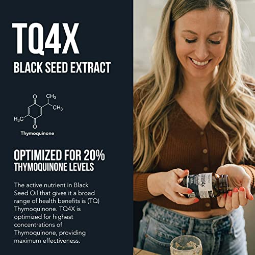 20% Thymoquinone Black Seed Oil Extract Capsules - TQ-Advanced 4X®: Highest Triquetra Health Au supplements