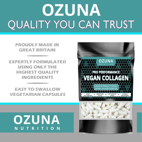 Pro Performance Vegan Collagen Complex – Vegetarian Collagen Capsules, Plant Based Collagen OZUNA NUTRITION Au supplements