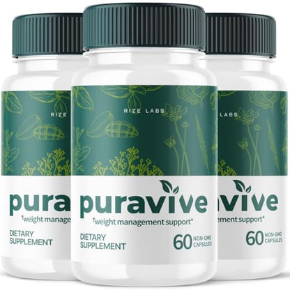 (3 Pack) Puravive Weight Health Pills, Puravive Capsules Reviews Supplement rize labsAU supplements