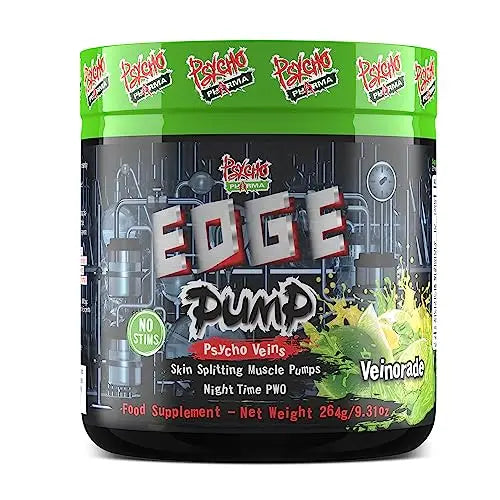 Psycho Pharma Pump it up. Pump it Way up Edge Pump Contains an All-Star Combination Psycho PharmaAU supplements