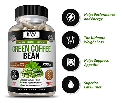 Kaya Naturals Green Coffee Bean 60ct - Weight Management Kaya Naturals Au supplements