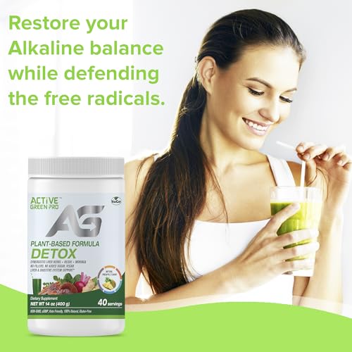 Active Green Pro - Detox Powder, Blend of Synergistic Liver Herbs, Reishi, Moringa Active Green Pro Au supplements