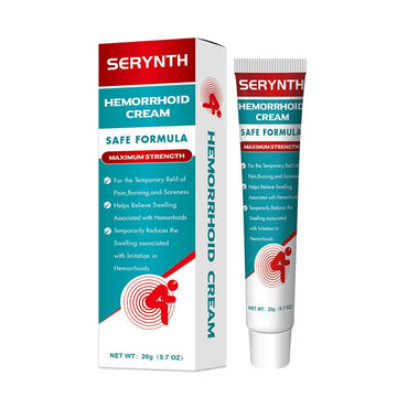 SERYNTH Hemorrhoid and Anal Fissure Ointment, Hemorrhoid Treatment, Fast Relief from Swelling, Pain, Itching, Burning (20g) SERYNTH Au supplements