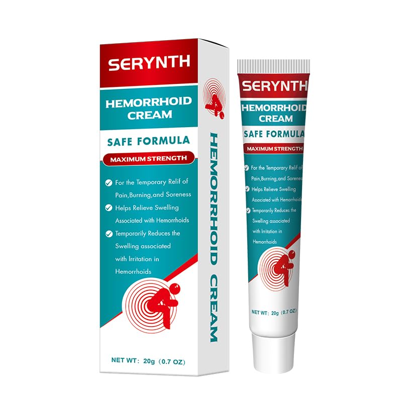 Hemorrhoid Cream for Men and Women, with Lidocaine and Phenylephrine HCl, Provides Fast Relief from hemorrhoid discomfort. Naturally formulated for Hemorrhoids and fissures (0.7 oz) Anisx Au supplements