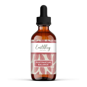 Earthley Wellness Postpartum Balance, Supports and Balances Female Hormones, Supports Postpartum Recovery, Smooths Out Mood Swings, Essential Herbs Like Dandelion Root, Catnip, & Alfalfa (2oz) Earthley Wellness Au supplements