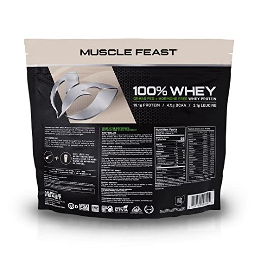 Muscle Feast 100% Grass-Fed Whey Protein, Pastured Raised Hormone Free All Natural Muscle Feast Au supplements