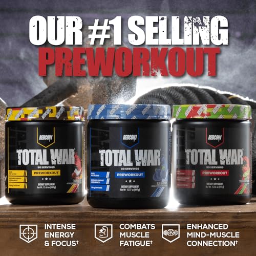 REDCON1 Total War Preworkout - Contains 320mg of Caffeine from Green Tea, Juniper REDCON1 Au supplements