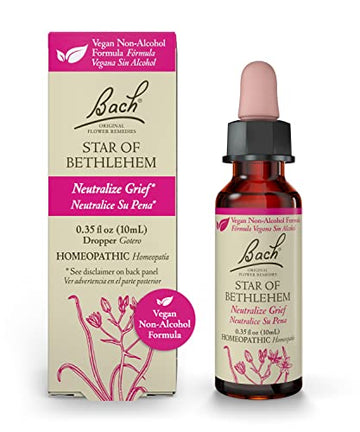 Bach Original Flower Remedies, Star of Bethlehem for Grief and Shock (Non-Alcohol Formula) Bach Au supplements