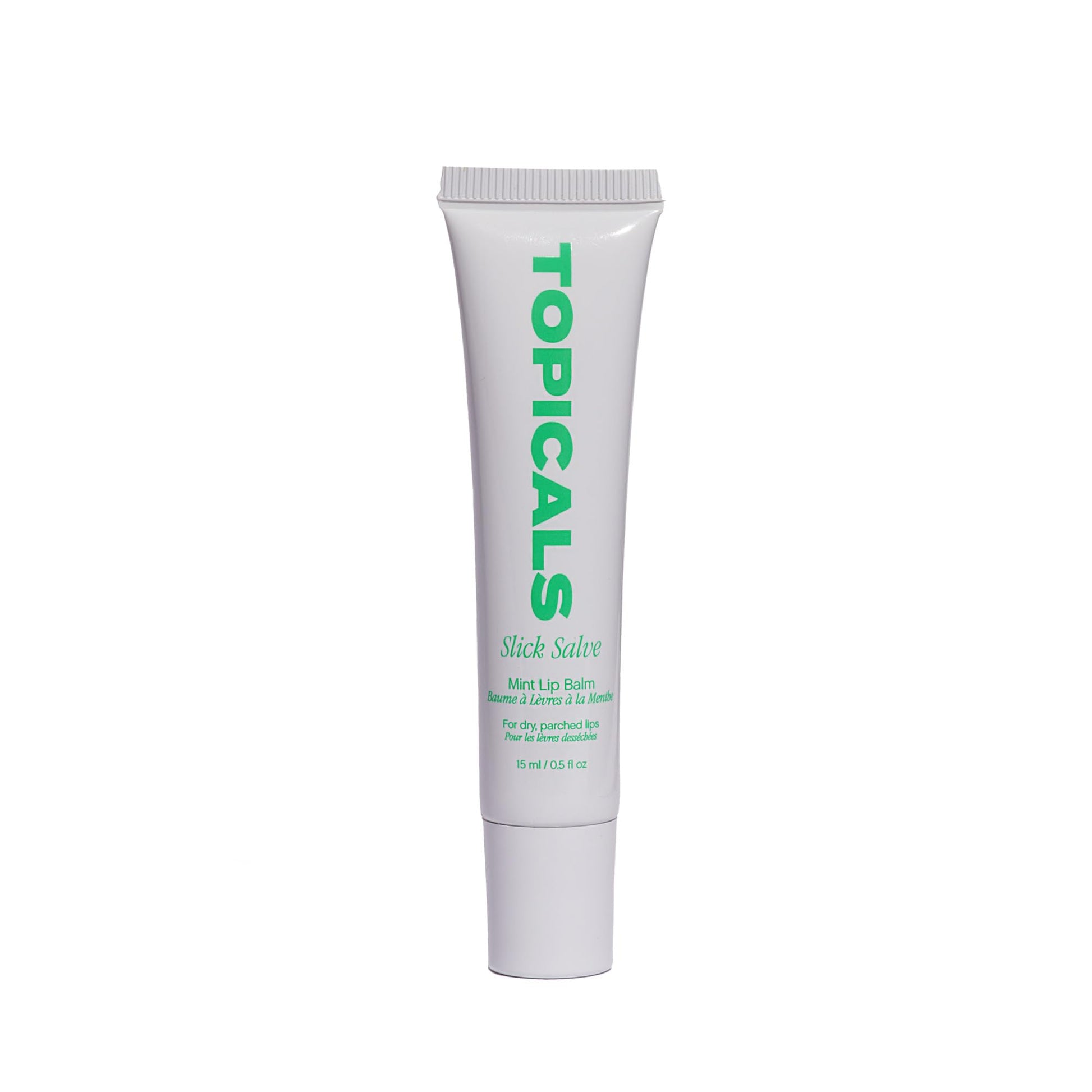 Topicals Slick Salve Mint Glossy Lip Balm | Soothes Discomfort, Strengthens Barrier and Provides Lasting Hydration & Relief | Vegan, Paraben-Free Formula with Hyaluronic Acid and Ceramides (0.5 Fl Oz) Topicals Au supplements