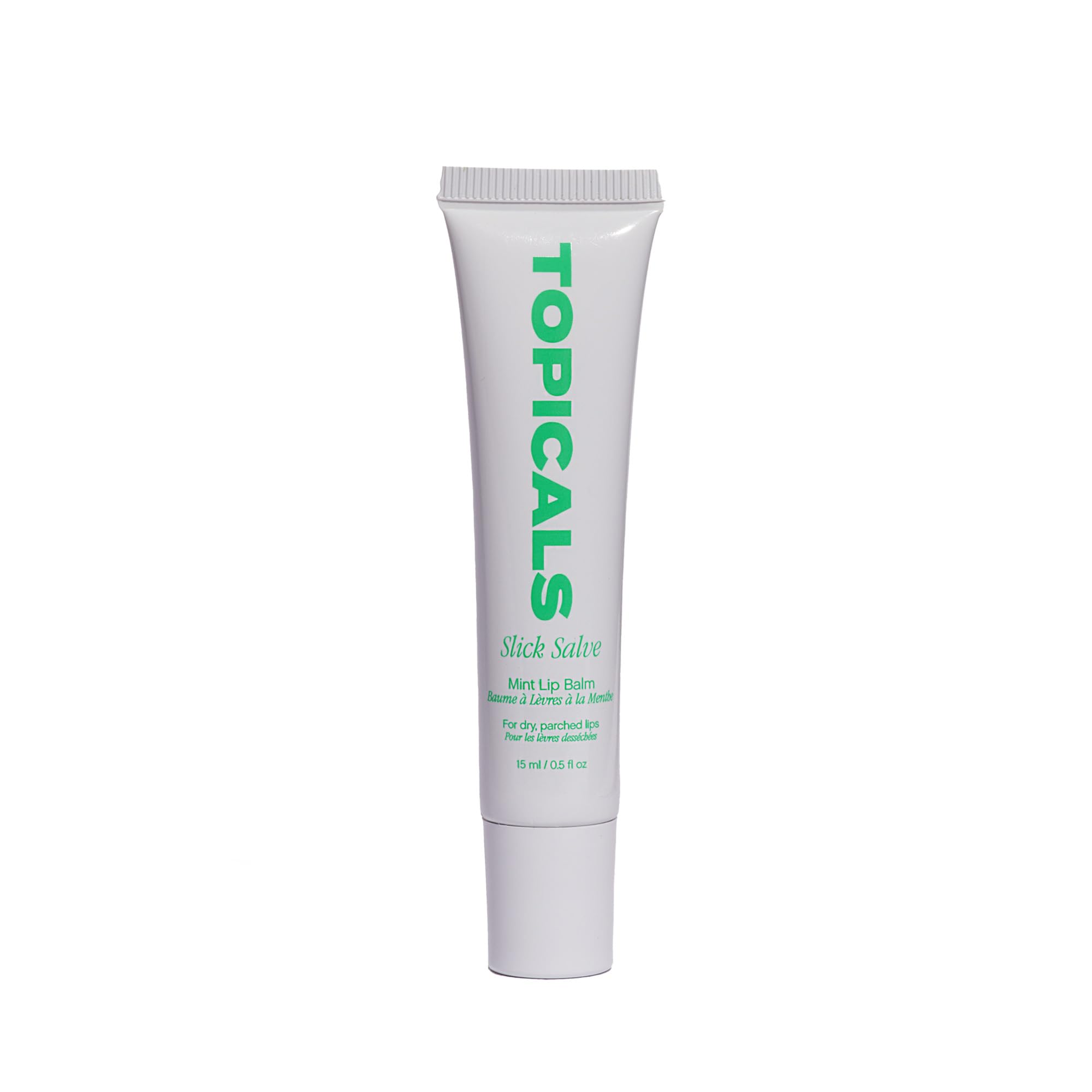 Topicals Slick Salve Mint Glossy Lip Balm | Soothes Discomfort, Strengthens Barrier and Provides Lasting Hydration & Relief | Vegan, Paraben-Free Formula with Hyaluronic Acid and Ceramides (0.5 Fl Oz) Topicals Au supplements