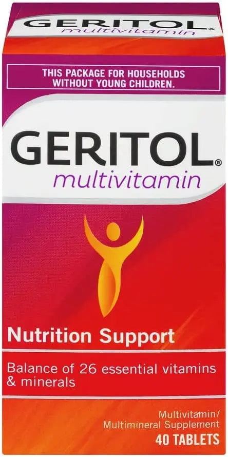 Geritol Complete Tablets 100 Tablets (Pack of 4) Geritol Au supplements