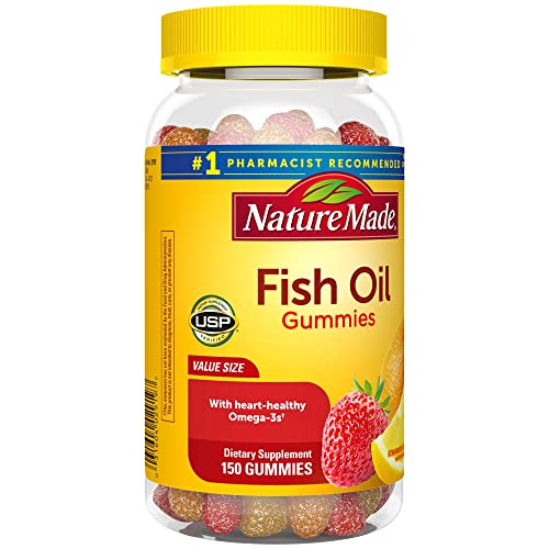 Nature Made Fish Oil Gummies, Omega 3 Fish Oil Supplements, Healthy Heart Support Nature Made Au supplements