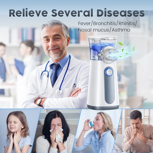 Compact Portable Nebulizer, Mesh Nebulizer, auto-Cleaning Handheld Nebulizer Dornvap Au supplements