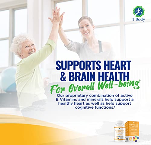 1 Body Vitamin B Complex – 5-MTHF Folate with B1, B2, B5, B6 1 Body Au supplements