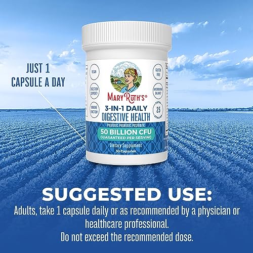 Mary Ruth's 3 in 1 Digestive Health Probiotic, 30 CT MaryRuth Organics Au supplements