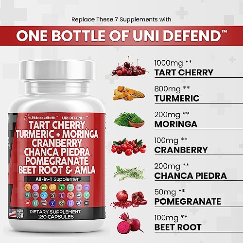 Tart Cherry Extract Capsules 20,000mg with Turmeric 8000mg Moringa Clean Nutraceuticals Au supplements